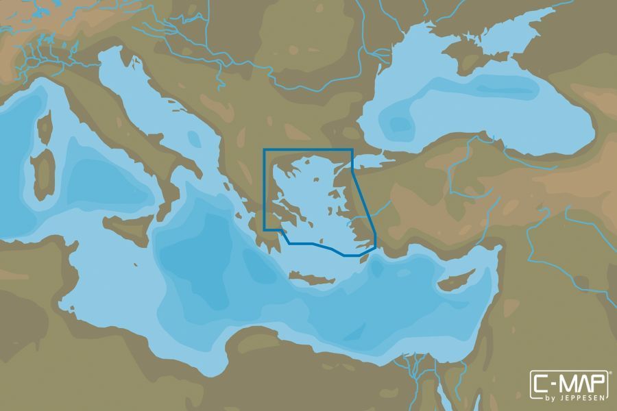 C-MAP - MAX LOCAL - North Aegean Sea - μSD / SD Card