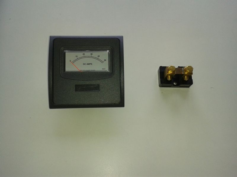 BEP  - Amperemeter Contour incl. Shunt 0 bis 50 A
