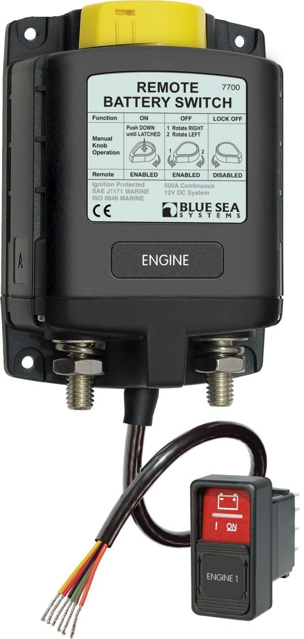 Blue Sea - remote control battery switch - 12V