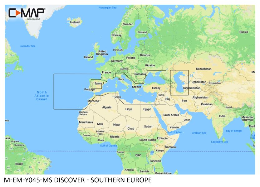 C -MAP Discover - Southern Europe - µSD/SD card