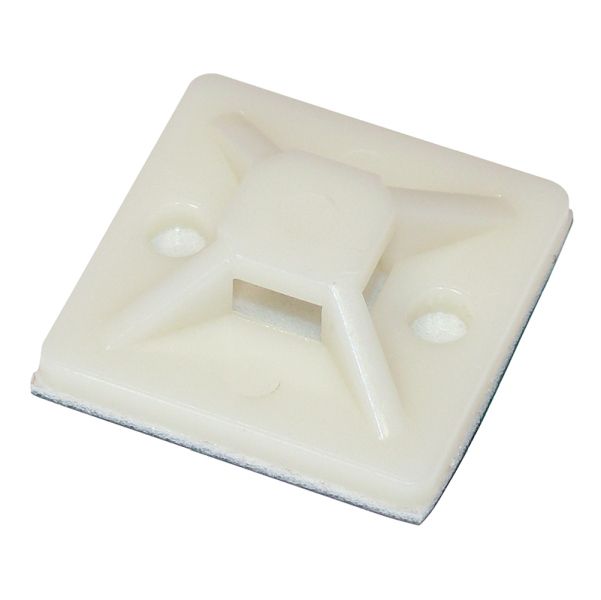 Adhesive base for cable ties 30x30 - 25 pieces