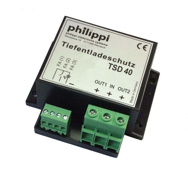 Philippi - deep discharge protection 12/24V with alarm