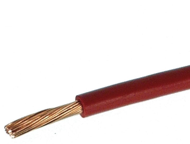Litze H07V-K 10 qmm red