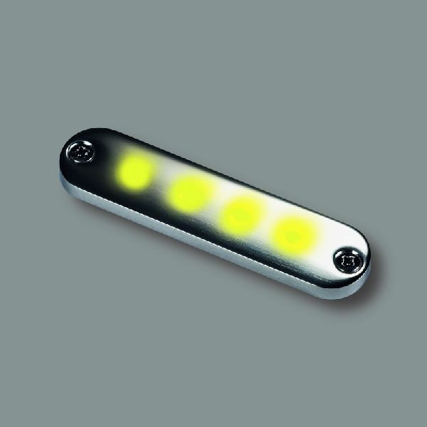 CABIN -  LED LIGHT 4 LED gelb ,  Edelstahl AISI 307, 11V-16V