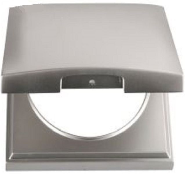 Berker - cover frame with a hinged lid, white