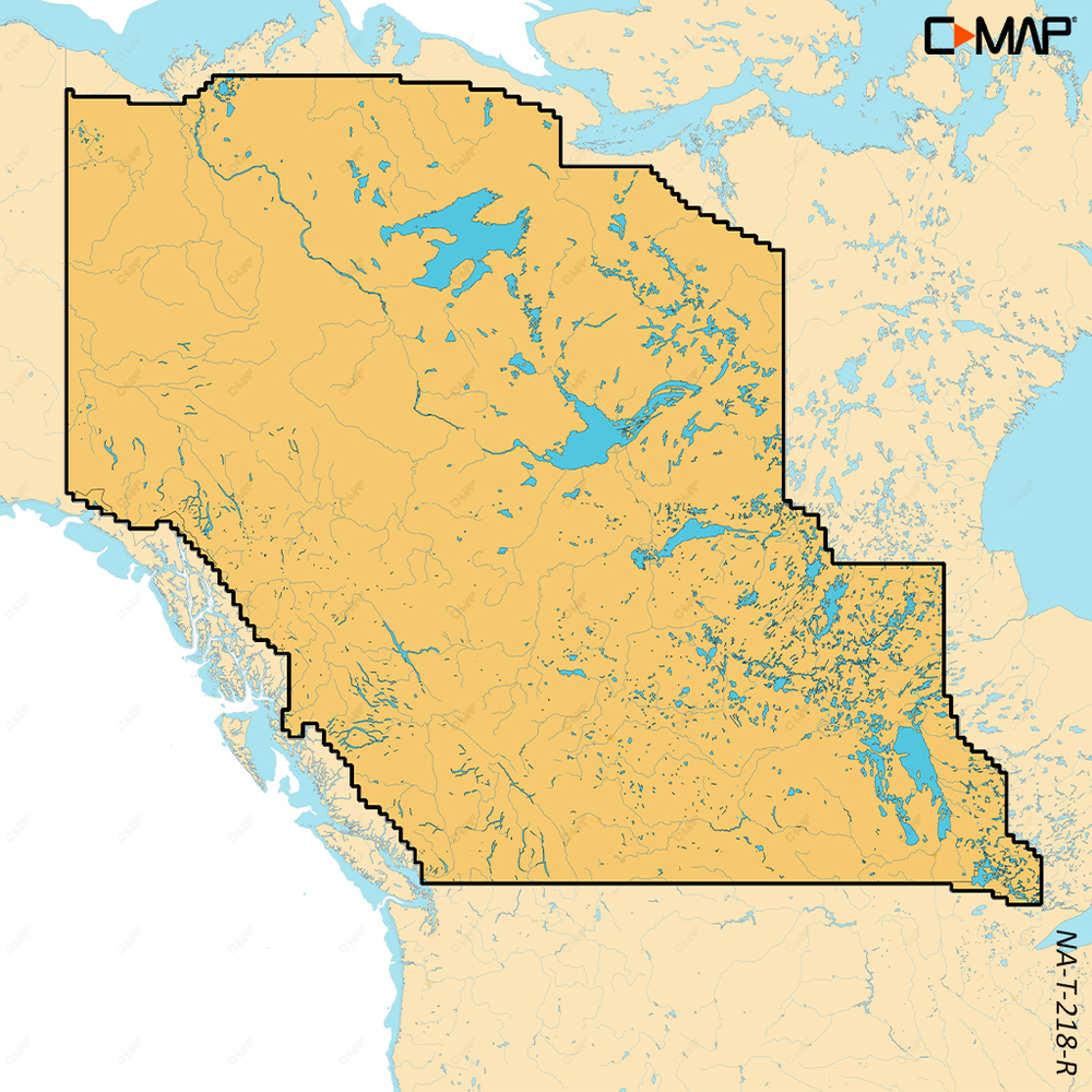 C -MAP REVEAL X - Canada West Lakes - µSD/SD card