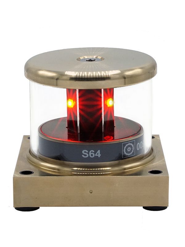 K2W - Navi light S64 base, bronze, signal red 2 sm
