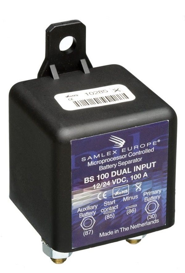 Samlex - separating relay with microprocessor, BS 100 dual