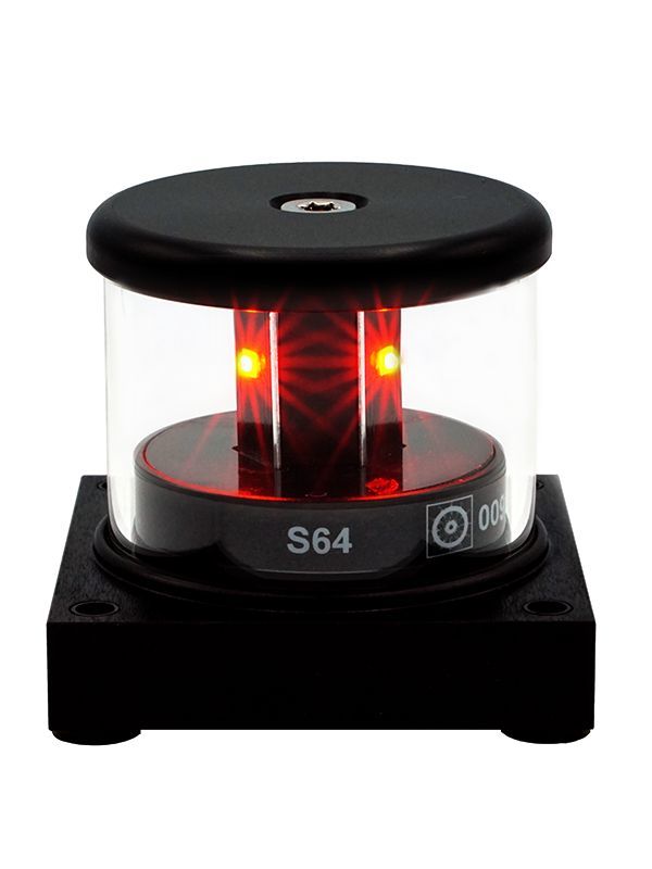 K2W - Navi light S64 base, standard, signal red 2 sm