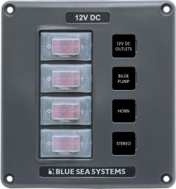 Blue Sea - IP66 - 4 circuits