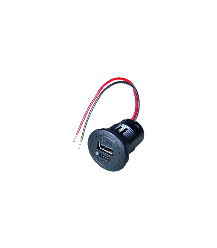 Philippi - USB installation box USB C/A LED 3.6 amps