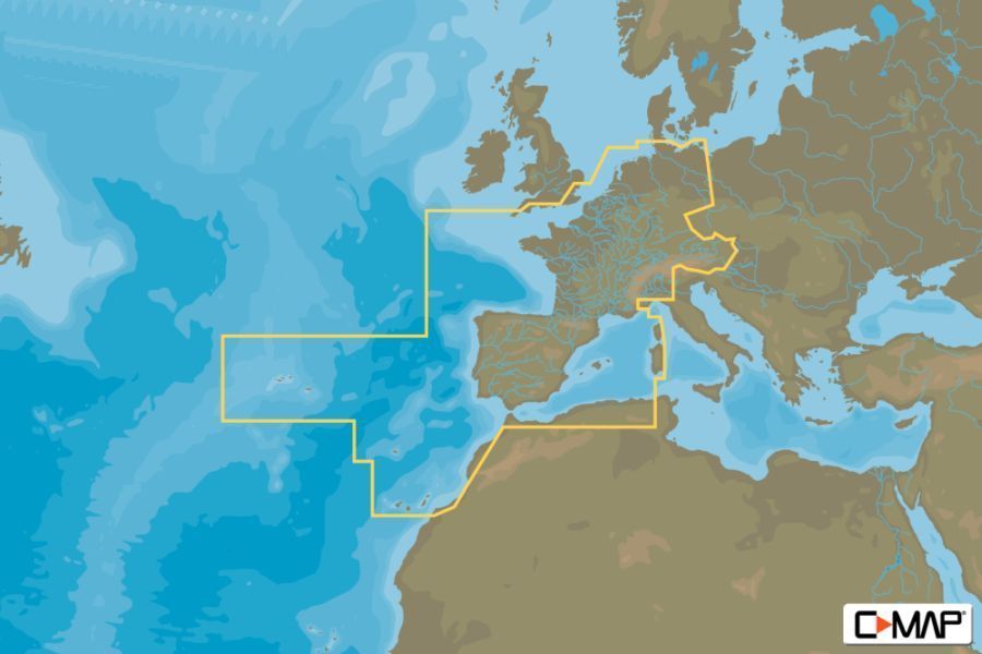 C -MAP - 4D Max Continental - Central & West Europe - µSD/SD