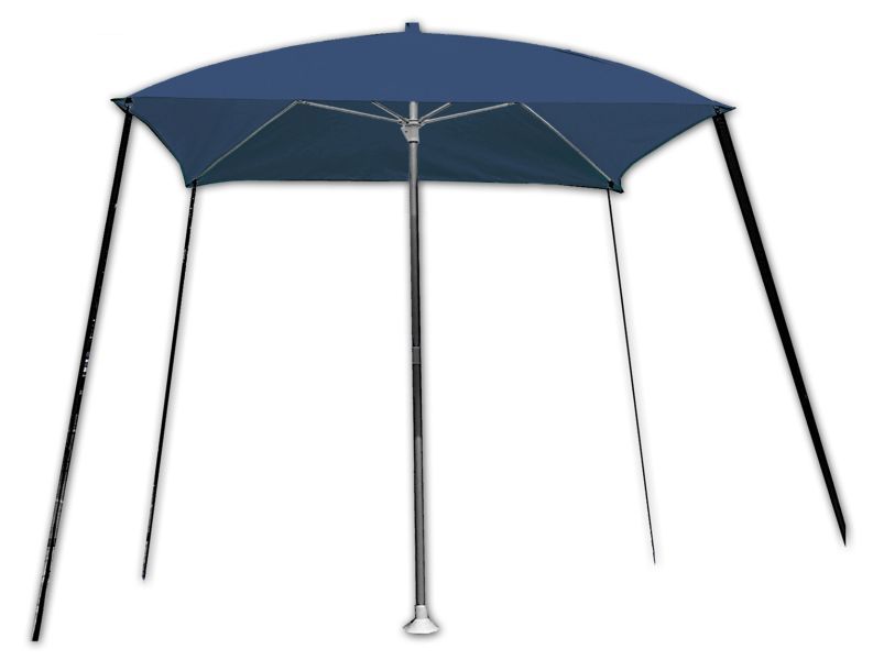 Boat parasol navy blue - bimini sun protection sun sail
