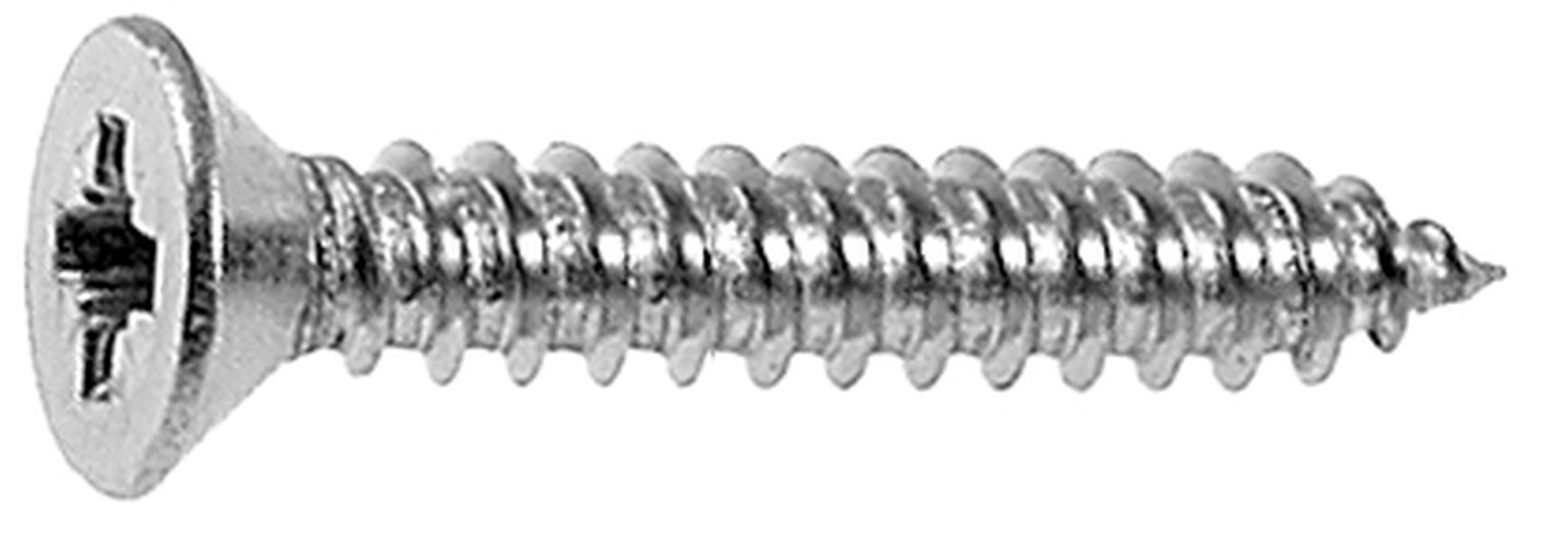 Tin screws - 4.8 x 32 mm - 12 pcs. - V4a Senk - cross