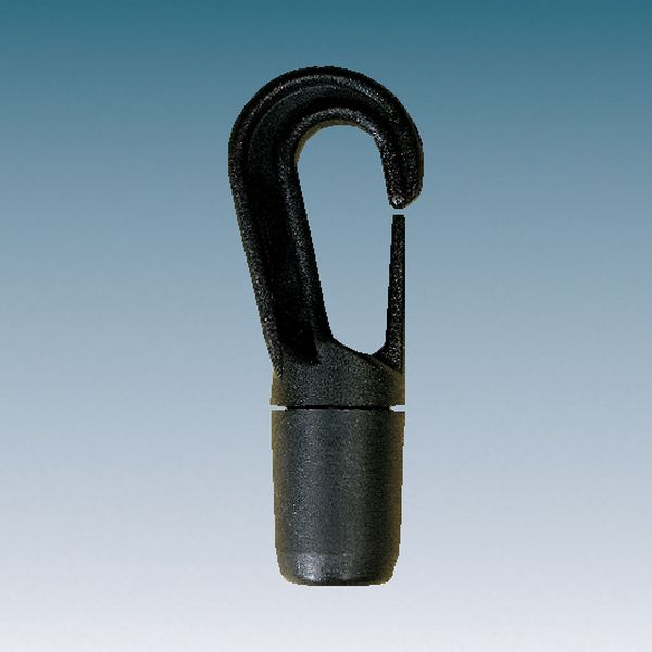 Rope lichen - nylon patent hook for rubber lines 8 mm