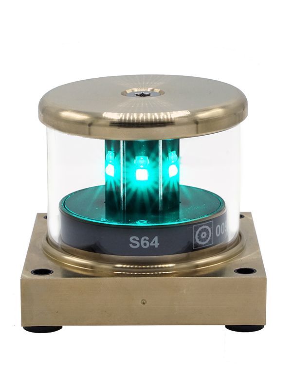 K2W - Navi light S64 base, bronze, signal green 3 sm