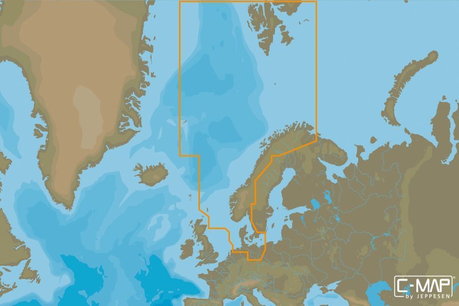 C-MAP - MAX WIDE - North Sea and Denmark - μSD / SD card