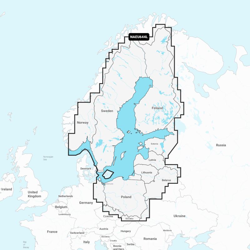 Navionics+ - EU644L - Baltic Sea, MSD