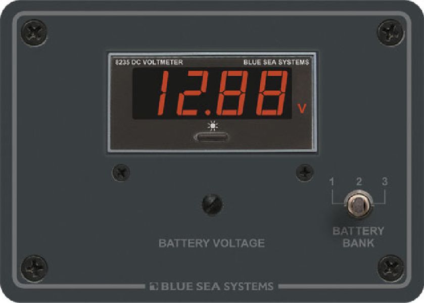 BLUE SEA - Panel Meter Digital 7-60VDC 3 Bank