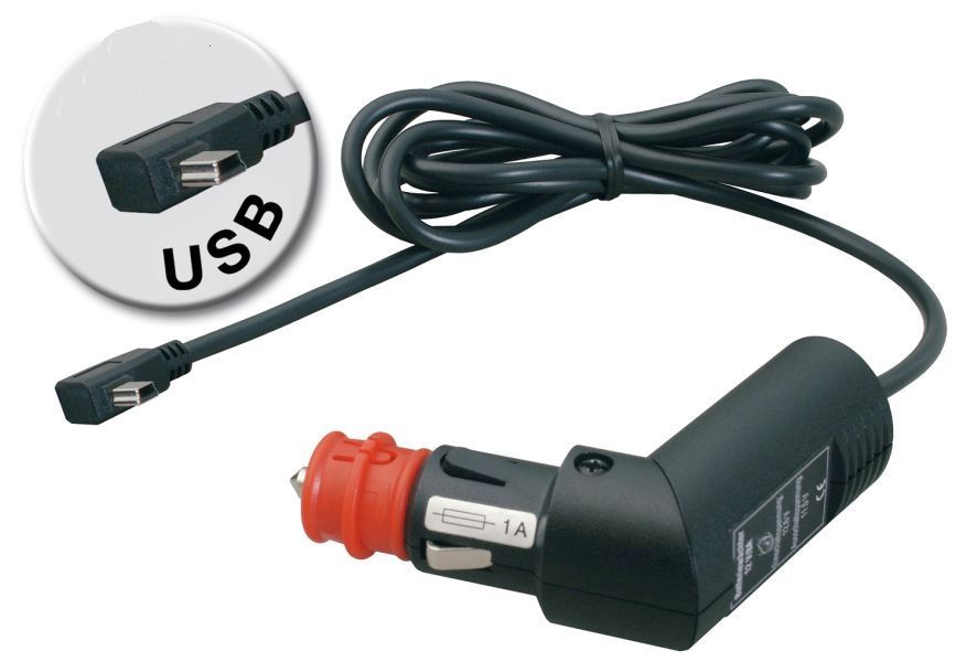 Mini USB charger for 12 and 24 V