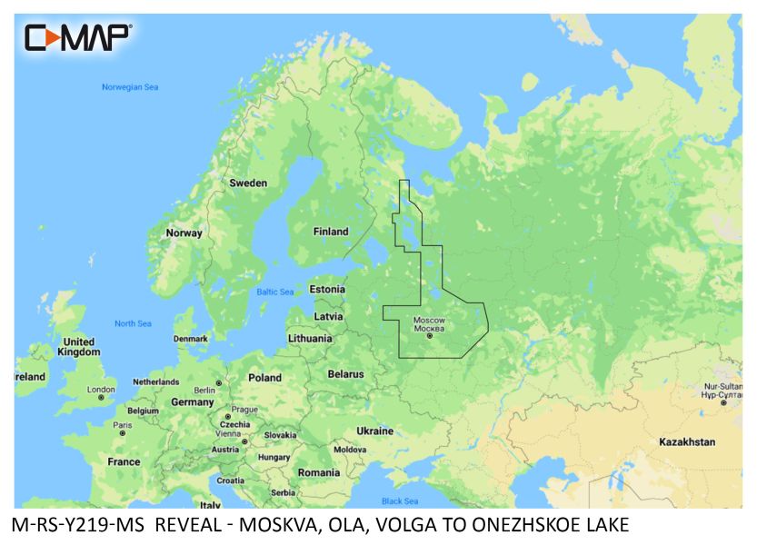 C -Map Reveal - Moskva, Ola, Volga - Onezhskoe - µSD/SD card