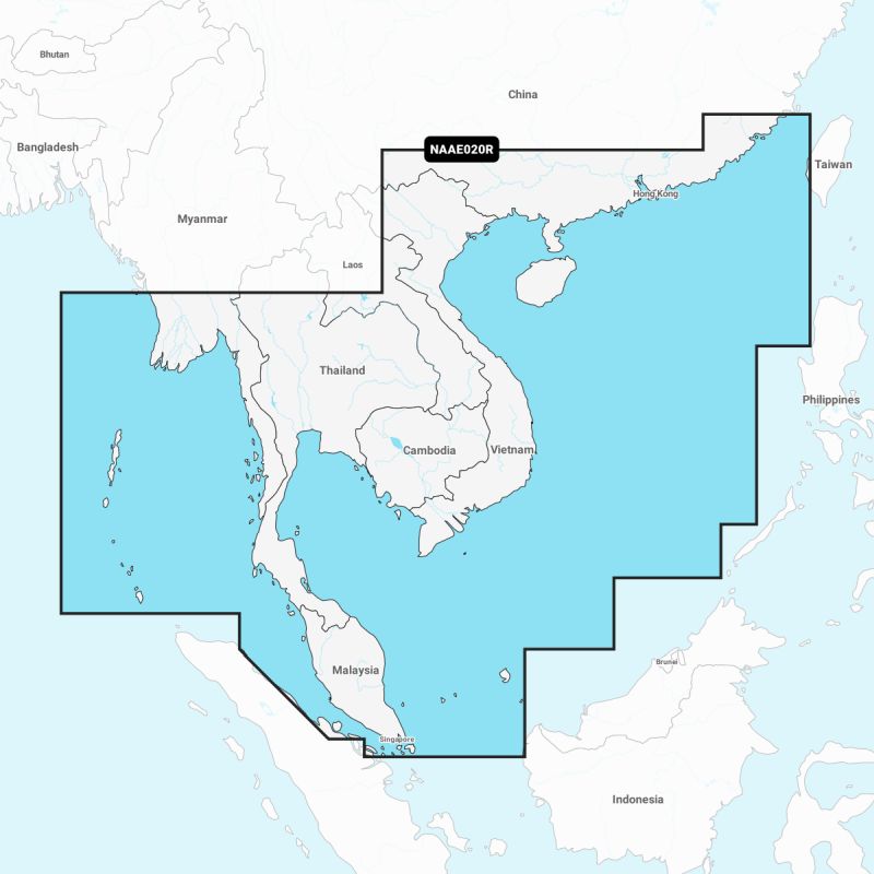 Navionics+ - AE020R - South China & Andaman Seas, MSD