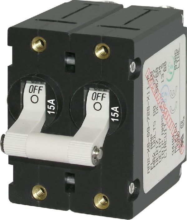 BLUE SEA - Circuit Breaker AA2Toggle 15A Wht